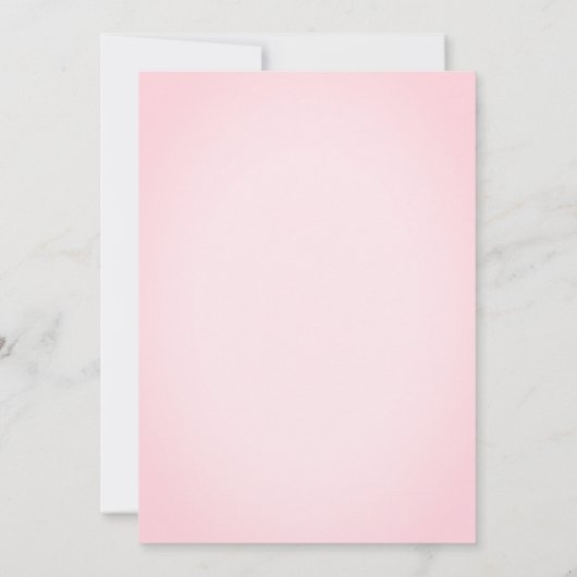 Invitation Carton d'invitation de fête de pique-nique rose ro (Dos)