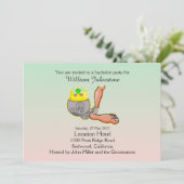 Invitation Carton d'invitation de fête d'enterrement de vie d (Debout devant)