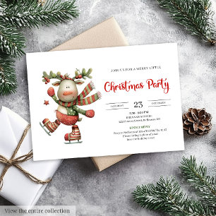 Invitation Carton d'invitation de fête minimaliste moderne de