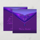 Invitation Carton d'invitation de fête pour toutes occasions (Devant / Derrière)