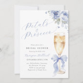 Invitation Carton d'invitation de fête prénuptiale aux Pétale (Devant)