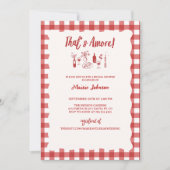 Invitation Carton d'invitation de fiançailles That's Amore It (Devant)