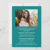 INVITATION CARTON D'INVITATION DE GRADUATION 2 ÉLÉGANT ET STY (Dos)