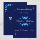 Invitation carton d'invitation de mariage (Devant / Derrière)