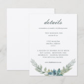 INVITATION CARTON D'INVITATION DE MARIAGE (Devant / Derrière)