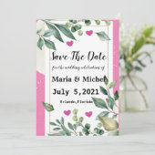 Invitation Carton D'invitation De Mariage (Debout devant)