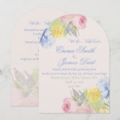 Invitation Carton d'invitation de mariage (Devant / Derrière)