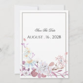 Invitation carton d'invitation de mariage (Dos)