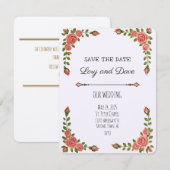 INVITATION " CARTON D'INVITATION DE MARIAGE " (Devant / Derrière)