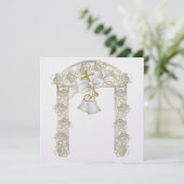 Invitation Carton d'invitation de mariage 5,25" x 5,25" (Debout devant)