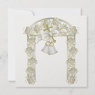 Invitation Carton d'invitation de mariage 5,25" x 5,25"