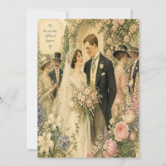 Invitation Carton d'invitation de mariage à code QR pour fête