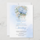 Invitation Carton d'invitation de mariage à l'aquarelle Hydra (Devant)