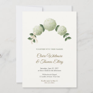 Invitation Carton d'invitation de mariage à l'arche de boule
