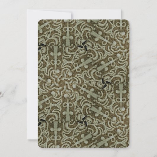 Invitation Carton d'invitation de mariage à texture de marbre (Devant)