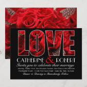 Invitation Carton d'invitation de mariage aux Étoiles Violett (Devant / Derrière)