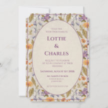 Carton d'invitation de mariage aux fleurs à l'aqua