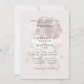 Invitation Carton d'invitation de mariage aux Hydrangeas Bour (Devant)