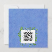 Invitation Carton d'invitation de mariage aux Hydrangeas élég (Dos)