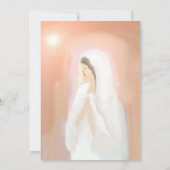 Invitation Carton d'invitation de mariage avec l'art de la ma (Dos)