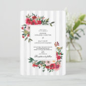 Invitation Carton d'invitation de mariage couleur Brise Tropi (Debout devant)