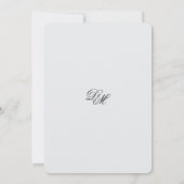 Invitation Carton d'invitation de mariage couleur Brise Tropi (Dos)