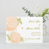 Invitation Carton d'invitation de mariage d'été (Debout devant)