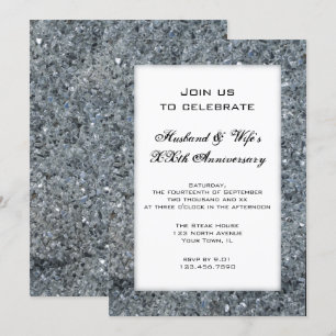 Invitation Carton d'invitation de mariage et d'anniversaire d