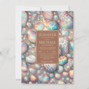 Invitation Carton d'invitation de mariage exotique chic