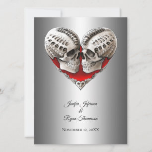Invitation Carton d'invitation de mariage Halloween
