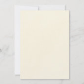 Invitation Carton d'invitation de mariage Hydrangea Coastal (Dos)