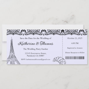 Invitation Carton d'invitation de mariage, Papeterie de maria
