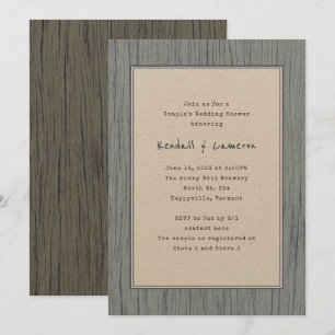 Invitation Carton d'invitation de mariage pour couples au gra
