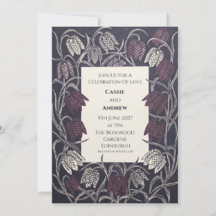 Invitation Carton d'invitation de mariage pour un jardin de s