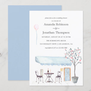Invitation Carton d'invitation de mariage sur le thème de Par