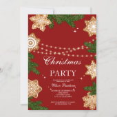 Invitation Carton d'invitation de Noël de luxe (Devant)