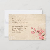 Invitation Carton d'invitation de réception beige clair Ceris (Dos)