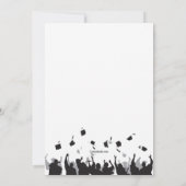 Invitation Carton d'invitation de remise de diplômes (Dos)