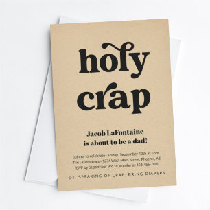 Invitation Carton d'invitation drôle pour une fête de couches