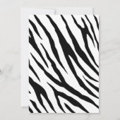 Invitation Carton d'invitation EDITABLE Safari Anniversaire A (Dos)