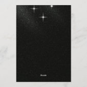 Invitation Carton d'invitation élégant pour le Nouvel An avec (Dos)