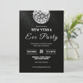 Invitation Carton d'invitation élégant pour le Nouvel An avec (Debout devant)