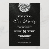 Invitation Carton d'invitation élégant pour le Nouvel An avec (Devant)