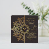 Invitation Carton d'invitation Empreinte Dorée (Debout devant)