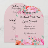 INVITATION CARTON D'INVITATION ENTERREMENT DE VIE DE JEUNE FI (Devant / Derrière)