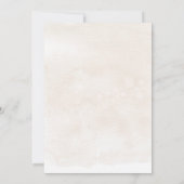 Invitation Carton d'invitation espagnol Fleur sauvage beige p (Dos)