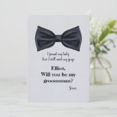 Invitation Carton d'invitation formel pour garçon d'honneur e (Debout devant)
