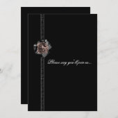 Invitation Carton d'invitation gothique pour anniversaire au (Devant / Derrière)