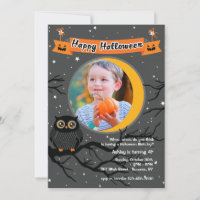 Carton d'invitation Halloween de Hoo Hoo Photo