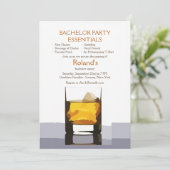 Invitation Carton d'invitation "Levez votre verre" (Debout devant)